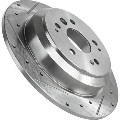 Rareelectrical - New Performance Rotor Brake Disc Compatible With Honda Pilot Trailsport 6 Cyl 3.5L Ridgeline Lx 6 - Image 3