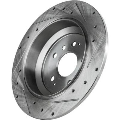Rareelectrical - New Performance Rotor Brake Disc Compatible With Honda Pilot Elite 6 Cyl 3.5L Pilot Ex-L 6 Cyl 3.5L - Image 4