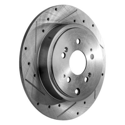 New Solid Brake Disc Compatible With Honda Ridgeline Dx 6 Cyl 3.5L Ridgeline Rtl 6 Cyl 3.5L