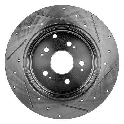 Rareelectrical - New Solid Brake Disc Compatible With Honda Ridgeline Dx 6 Cyl 3.5L Ridgeline Rtl 6 Cyl 3.5L - Image 3