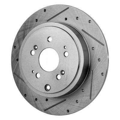 Rareelectrical - New Solid Brake Disc Compatible With Honda Ridgeline Dx 6 Cyl 3.5L Ridgeline Rtl 6 Cyl 3.5L - Image 6