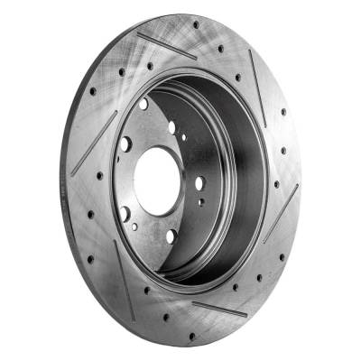 Rareelectrical - New Solid Brake Disc Compatible With Honda Ridgeline Rtl 6 Cyl 3.5L Ridgeline Ex-L 6 Cyl 3.5L - Image 4