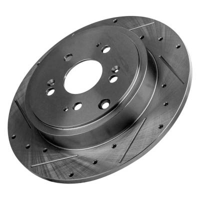 Rareelectrical - New Solid Brake Disc Compatible With Honda Ridgeline Se 6 Cyl 3.5L Ridgeline Lx 6 Cyl 3.5L Ridgeline - Image 7