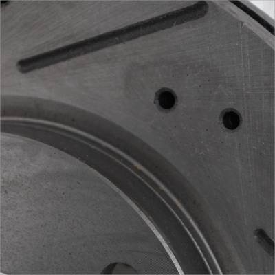 RAREELECTRICAL - New Cross-Drilled And Slotted Brake Disc Compatible With Ford Fiesta Ses 4 Cyl 1.6L Fiesta Se 3 Cyl - Image 3