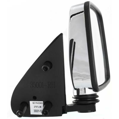 Rareelectrical - Side Mirror Compatible With 1986-1997 Nissan D21 Pathfinder Pickup Right Passenger Side Replaces - Image 3