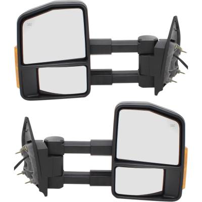 Side Mirror Compatible With 2011-2016 Ford F-250 Super Duty F-350 Super Duty F-450 Super Duty F-550