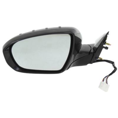Rareelectrical - Side Mirror Compatible With 2014-2016 Kia Cadenza Left Driver Side Replaces 876103R702 Ka56el-S - Image 1
