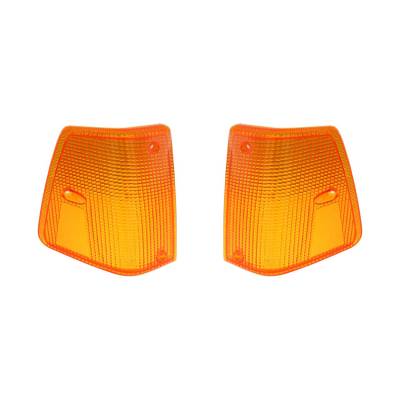 New Pair Of Turn Signal Lights Fits Gmc White Hd Truck Wia 88-97 1114973 1114974