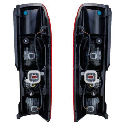 Rareelectrical - New Pair Of Tail Lights Compatible With Ram Promaster 1500 2500 3500 Base Extended Standard Cargo - Image 2