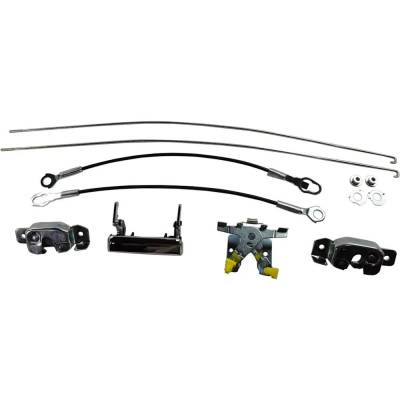 New Chrome Handle Tailgate Lock Compatible With Ford F-350 Special 8 Cyl 5.8L F-250 Xlt Lariat 6 Cyl