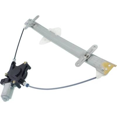 Rareelectrical - New Left Rear Window Regulator With Motor Compatible With Honda Ridgeline Se Ridgeline Rts Ridgeline - Image 2