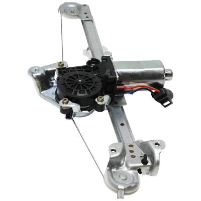 Rareelectrical - New Right Rear Window Regulator With Motor Compatible With Chevrolet Oldsmobile Cutlass Base 6 Cyl - Image 2