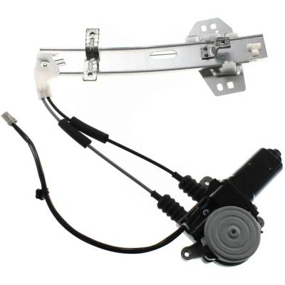 Rareelectrical - New Right Rear Window Regulator With Motor Compatible With Honda Accord Ex 6 Cyl 2.7L Accord Lx 4 - Image 1