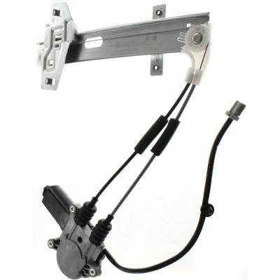Rareelectrical - New Right Rear Window Regulator With Motor Compatible With Honda Accord Ex 6 Cyl 2.7L Accord Lx 4 - Image 2