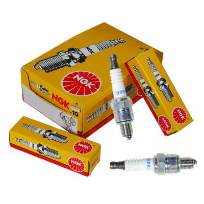 Cr4hsb Spark Plug Pack Of 10 Compatible With Honda F220 Fg200 Fg110 Eu1000i Ex7 Yamaha Ef1000i