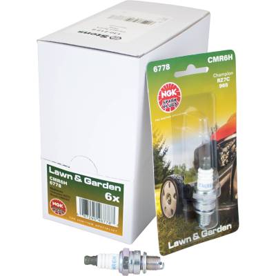Rareelectrical - Ngk Cmr6h Spark Plug 6 Pack Compatible With Stihl Bg86 Fs90 Fs110 Fs130 Ms171 Ms211 Husqvarna 545 - Image 2