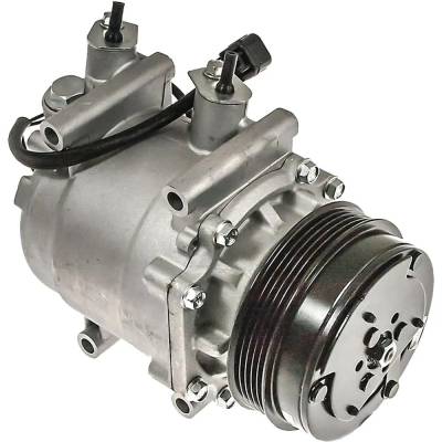 New 5-Groove Pulley A/C Compressor Compatible With Honda Fit Dx 4 Cyl 1.5L Fit Base 4 Cyl 1.5L Sport