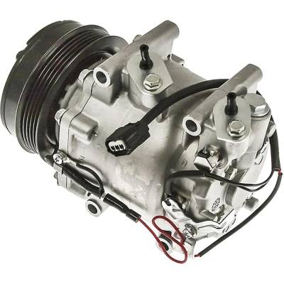 Rareelectrical - New 5-Groove Pulley A/C Compressor Compatible With Honda Fit Dx 4 Cyl 1.5L Fit Sport 4 Cyl 1.5L Lx - Image 2