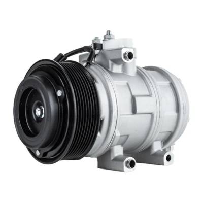 New 8-Groove Pulley A/C Compressor Compatible With Ford F-650 Base 8 Cyl 6.7L F-250 Super Duty