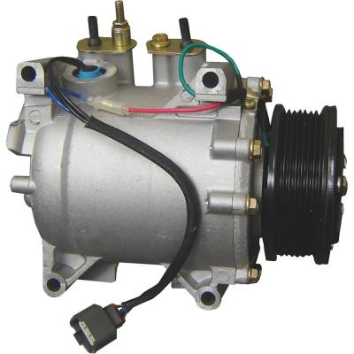 New 7-Groove Pulley A/C Compressor Compatible With Acura Tsx Base 4 Cyl 2.4L 2004-2008 By Acp012208