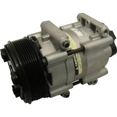 New 8-Groove Pulley A/C Compressor Compatible With Ford F-550 Super Duty Lariat 8 Cyl 7.3L F-250