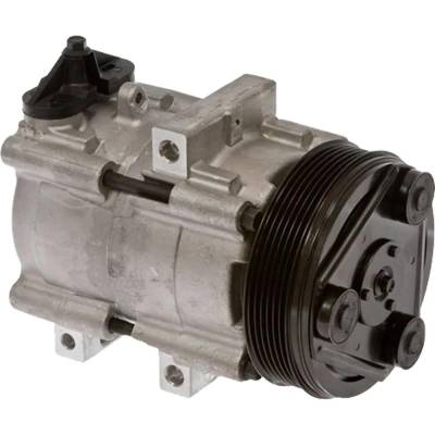 New 6-Groove Pulley A/C Compressor Compatible With Ford E-150 Econoline Club Wagon Xlt 6 Cyl 4.2L