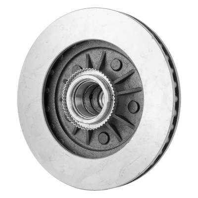 RAREELECTRICAL - New Brake Disc Compatible With Ford Lincoln Navigator Base 8 Cyl 5.4L 2000-2002 Rwd, 14Mm Studs, - Image 4