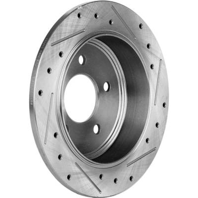 RAREELECTRICAL - New Cross-Drilled Brake Disc Compatible With Ford Mercury Explorer Eddie Bauer 8 Cyl 5.0L Ranger Xlt - Image 5