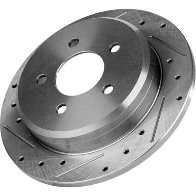 RAREELECTRICAL - New Cross-Drilled Brake Disc Compatible With Ford Mercury Explorer Eddie Bauer 8 Cyl 5.0L Ranger Xlt - Image 8
