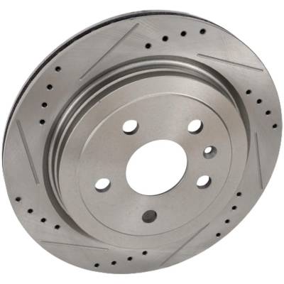 New Vented Brake Disc Compatible With Cadillac Chevrolet Cts Vsport Premium 6 Cyl 3.6L Cts