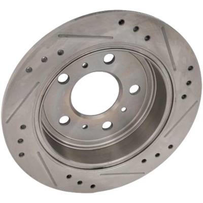 RAREELECTRICAL - New Cross-Drilled Brake Disc Compatible With Buick Chevrolet Monte Carlo Ltz 6 Cyl 3.9L Impala Ss 8 - Image 2