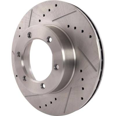 Rareelectrical - New Vented Brake Disc Compatible With Toyota T100 Sr5 6 Cyl 3.0L T100 Dx 6 Cyl 3.0L T100 Base 6 Cyl - Image 2