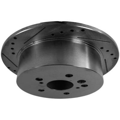 Rareelectrical - New Solid Brake Disc Compatible With Lexus Toyota Highlander Sport 6 Cyl 3.3L Rx400h Base 6 Cyl 3.3L - Image 5