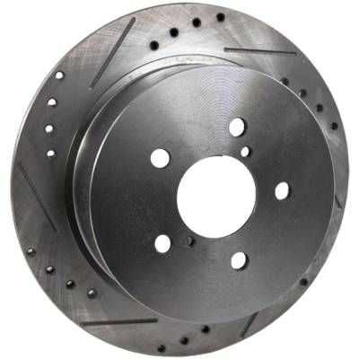 RAREELECTRICAL - New Cross-Drilled Brake Disc Compatible With Subaru Outback Xt Limited 4 Cyl 2.5L Outback R L.L. - Image 2