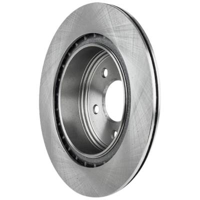 New Left Rear Brake Disc Compatible With Infiniti Nissan G25 X 6 Cyl 2.5L G37 X 6 Cyl 3.7L Ex37