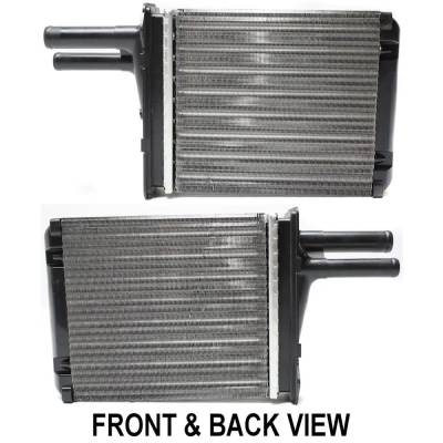 Rareelectrical - New Aluminum Heater Core Compatible With Chrysler Dodge Caravan Base 4 Cyl 2.4L Town & Country Lx 6 - Image 2