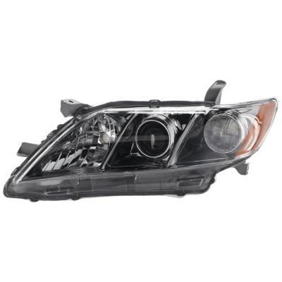 New Headlight Compatible With 2007-2009 Toyota Camry 2.4L 3.5L I4 Left Driver Side Halogen T100174q