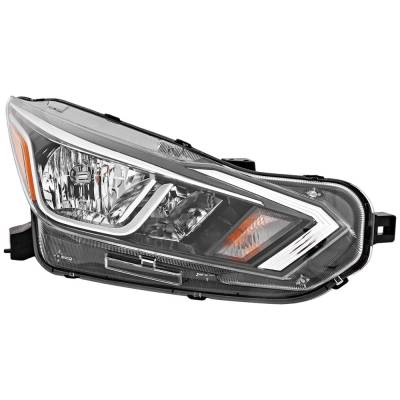 Rareelectrical - Headlight Compatible With 2020-2022 Nissan Versa 1.6L I4 Hr16de Right Passenger Side Halogen - Image 1