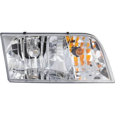 Headlight Compatible With 1998-2011 Ford Crown Victoria 4.6L V8 Romeo/Windsor Right Passenger Side