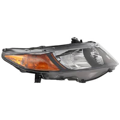 Rareelectrical - Headlight Compatible With 2006-2007 Honda Civic 1.8L 2.0L I4 R18a1 K20z3 Right Passenger Side - Image 2