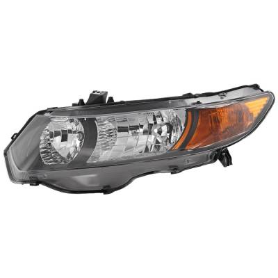 Rareelectrical - Headlight Compatible With 2006-2007 Honda Civic 1.8L 2.0L I4 R18a1 K20z3 Left Driver Side Halogen - Image 1