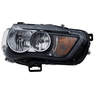 Rareelectrical - Headlight Compatible With 2010-2013 Mitsubishi Outlander 2.4L 3.0L I4 Right Passenger Side Halogen - Image 2