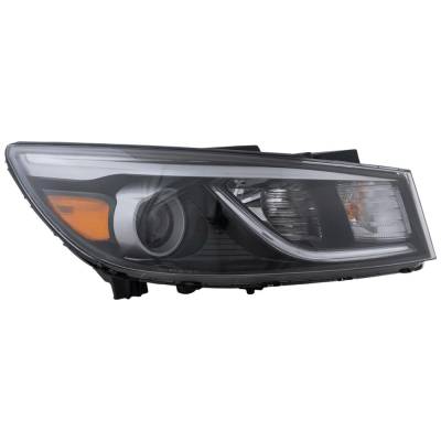 Rareelectrical - New Headlight Compatible With 2015-2018 Kia Sedona 3.3L V6 Right Passenger Side Halogen Repk100195q - Image 3