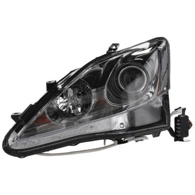 Headlight Compatible With 2011-2013 Lexus Is250 Is350 2.5L 3.5L V6 Left Driver Side Halogen