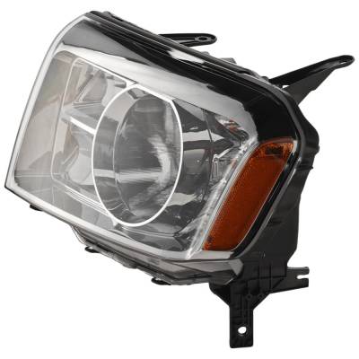 Rareelectrical - New Headlight Compatible With 2009-2011 Honda Pilot 3.5L V6 J35z4/J35y4 Left Driver Side Halogen - Image 2