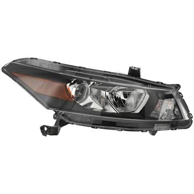 Rareelectrical - New Headlight Compatible With 2008-2012 Honda Accord 2.4L 3.5L I4 K24z2/K24z3 J35z2 Right Passenger - Image 1