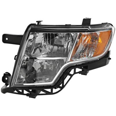 Headlight Compatible With 2007-2010 Ford Edge 3.5L 2.0L V6 Duratec Left Driver Side Halogen