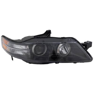 Rareelectrical - Headlight Compatible With 2007-2008 Acura Tl 3.2L 3.5L V6 J32a3 J35a8 Right Passenger Side Halogen - Image 1