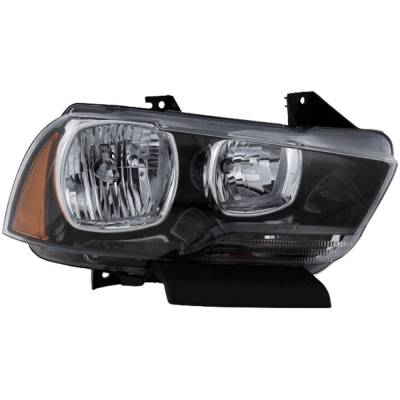 Rareelectrical - Headlight Compatible With 2011-2014 Dodge Charger 3.6L 5.7L V6 Right Passenger Side Halogen - Image 1