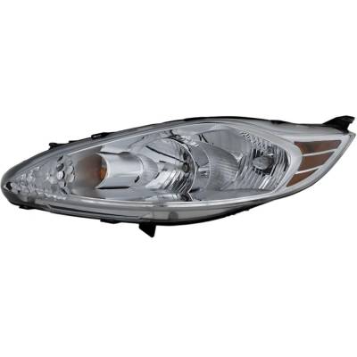 Headlight Compatible With 2011-2013 Ford Fiesta 1.6L 1.0L I4 Left Driver Side Halogen Repf100180q